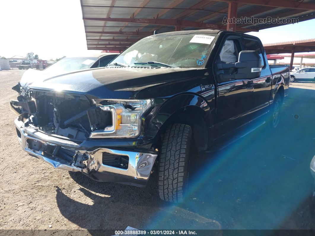 2019 Ford F-150 Xlt Black vin: 1FTEW1C48KKC99611