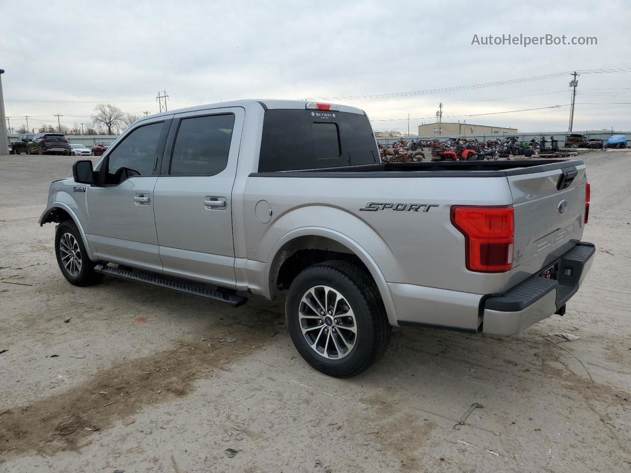 2020 Ford F150 Supercrew Silver vin: 1FTEW1C50LFC83681