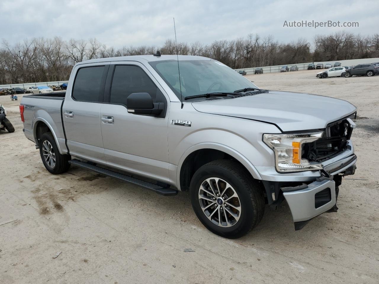 2020 Ford F150 Supercrew Silver vin: 1FTEW1C50LFC83681