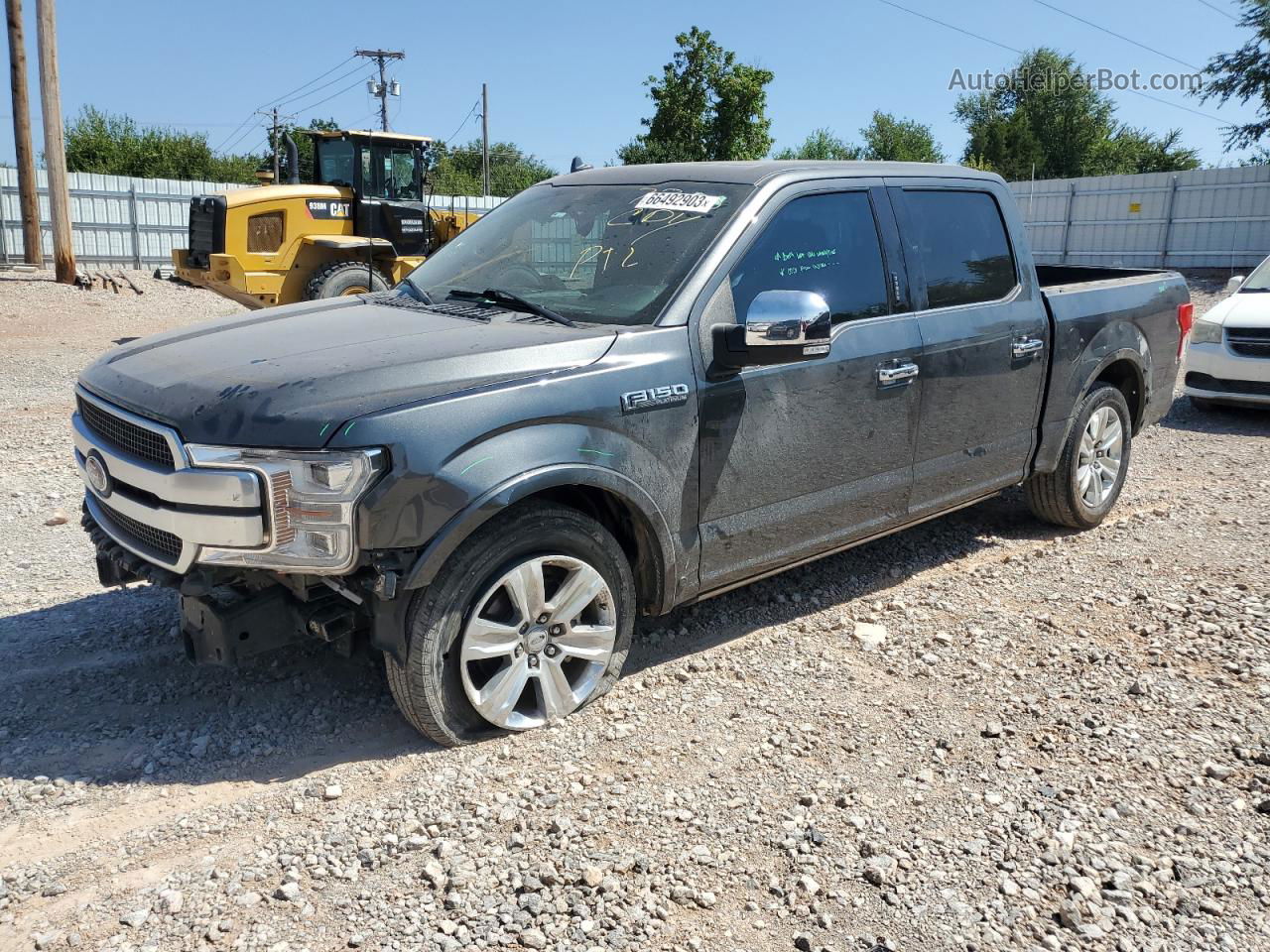 2018 Ford F150 Supercrew Charcoal vin: 1FTEW1C51JFD43027