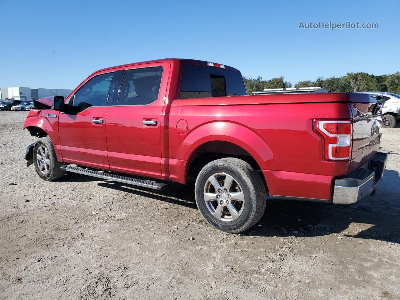 2018 Ford F150 Supercrew Red vin: 1FTEW1C51JFE59070