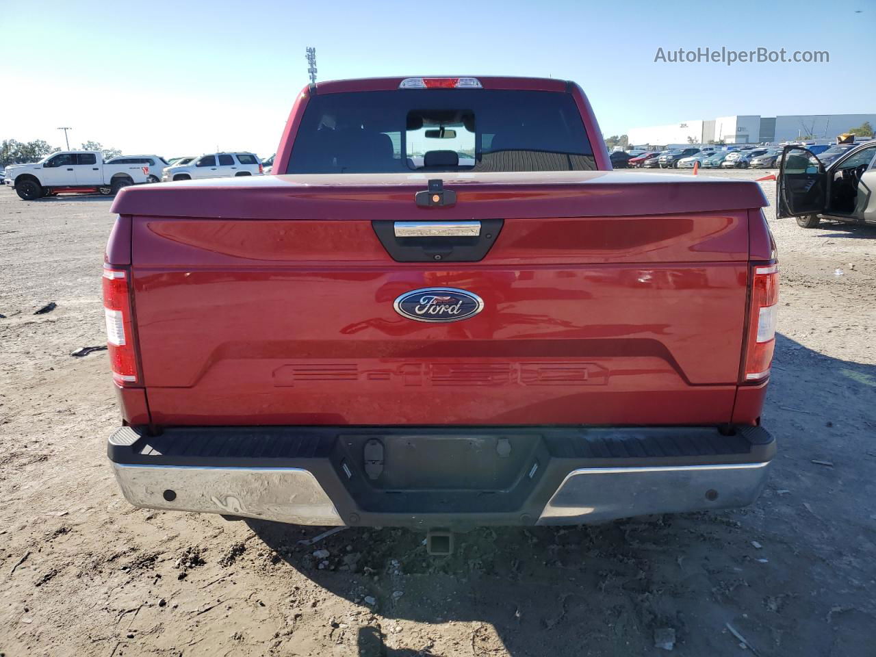 2018 Ford F150 Supercrew Красный vin: 1FTEW1C51JFE59070