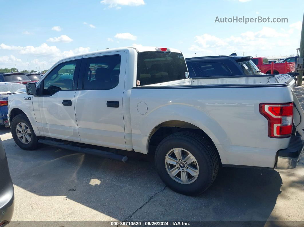 2018 Ford F-150 Xlt White vin: 1FTEW1C52JKD46655