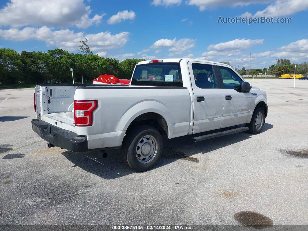 2019 Ford F-150 Xl White vin: 1FTEW1C52KFD10233