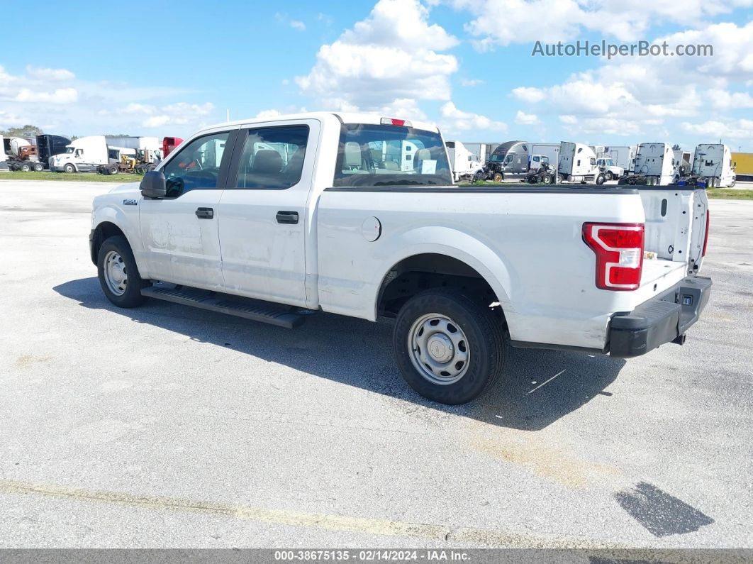 2019 Ford F-150 Xl White vin: 1FTEW1C52KFD10233