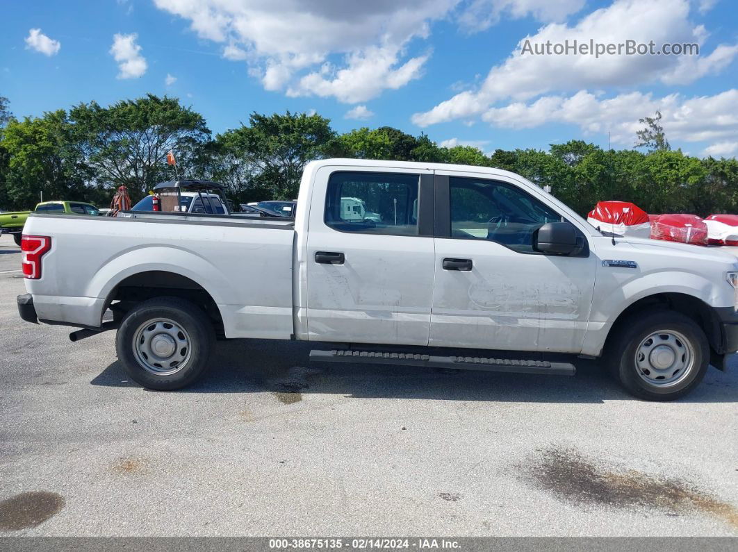 2019 Ford F-150 Xl White vin: 1FTEW1C52KFD10233