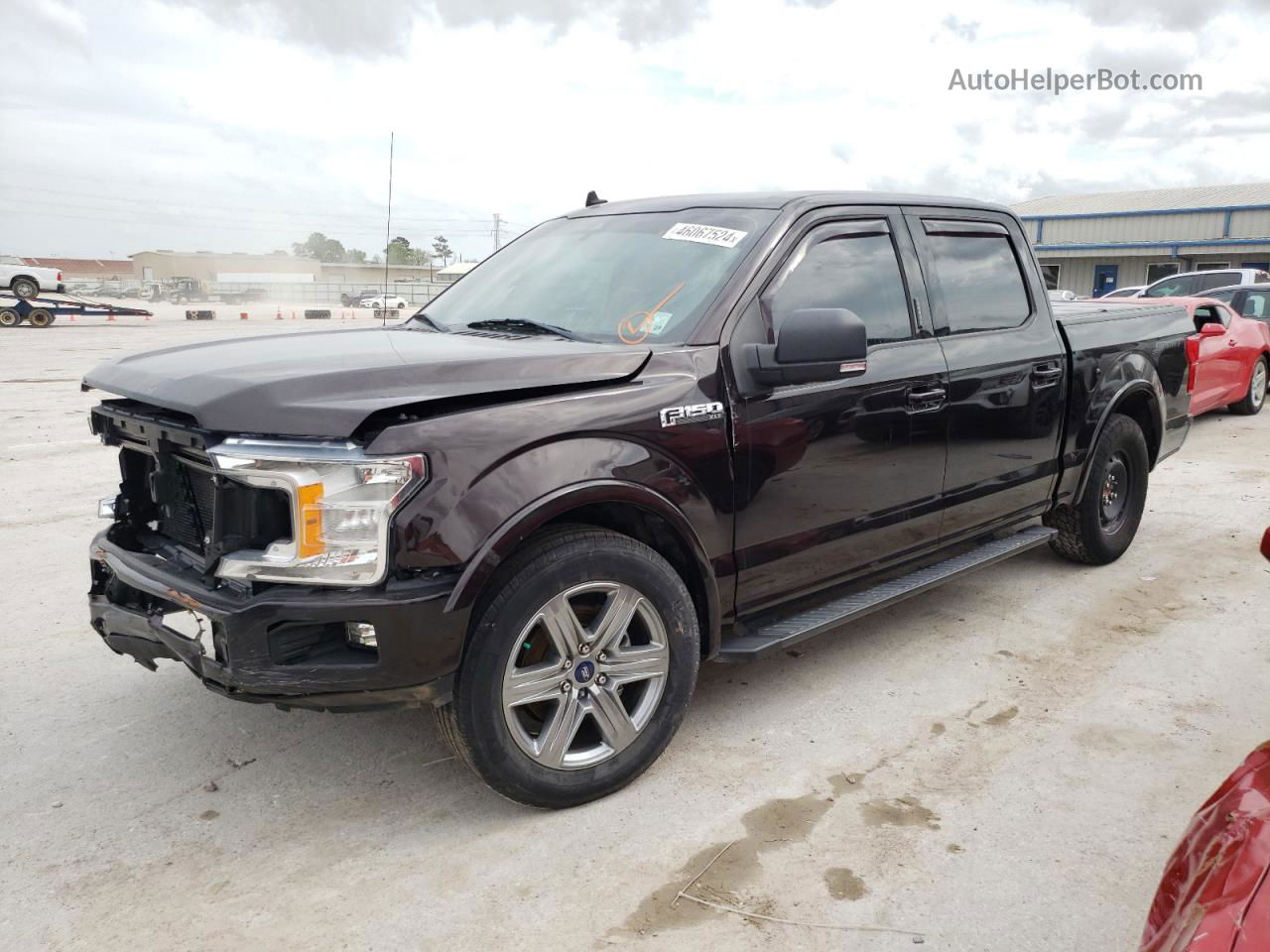 2019 Ford F150 Supercrew Black vin: 1FTEW1C53KFD27042