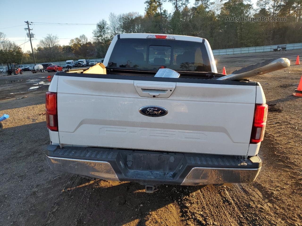 2020 Ford F150 Supercrew White vin: 1FTEW1C53LFA22240