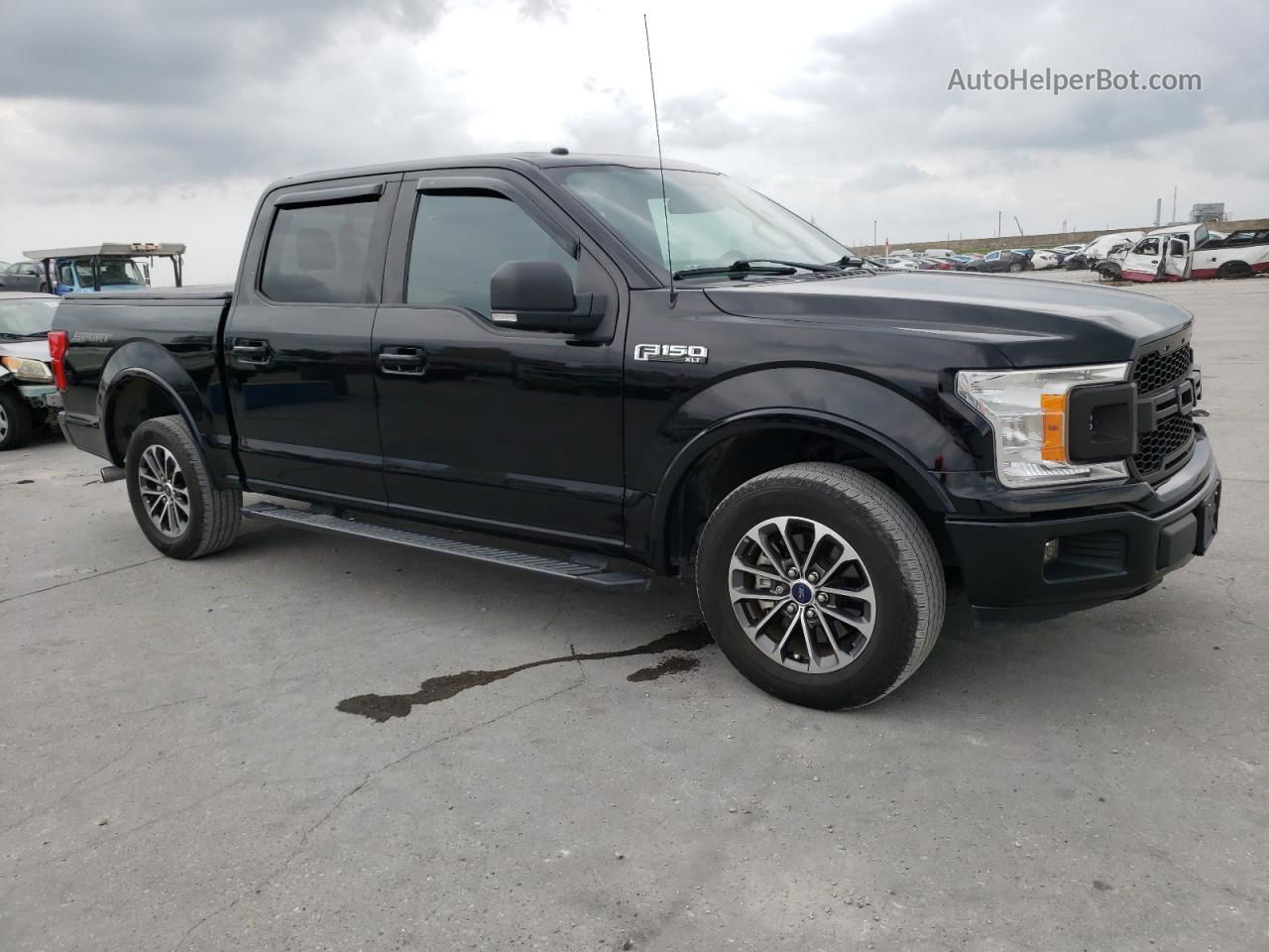 2018 Ford F150 Supercrew Черный vin: 1FTEW1C54JFA41652