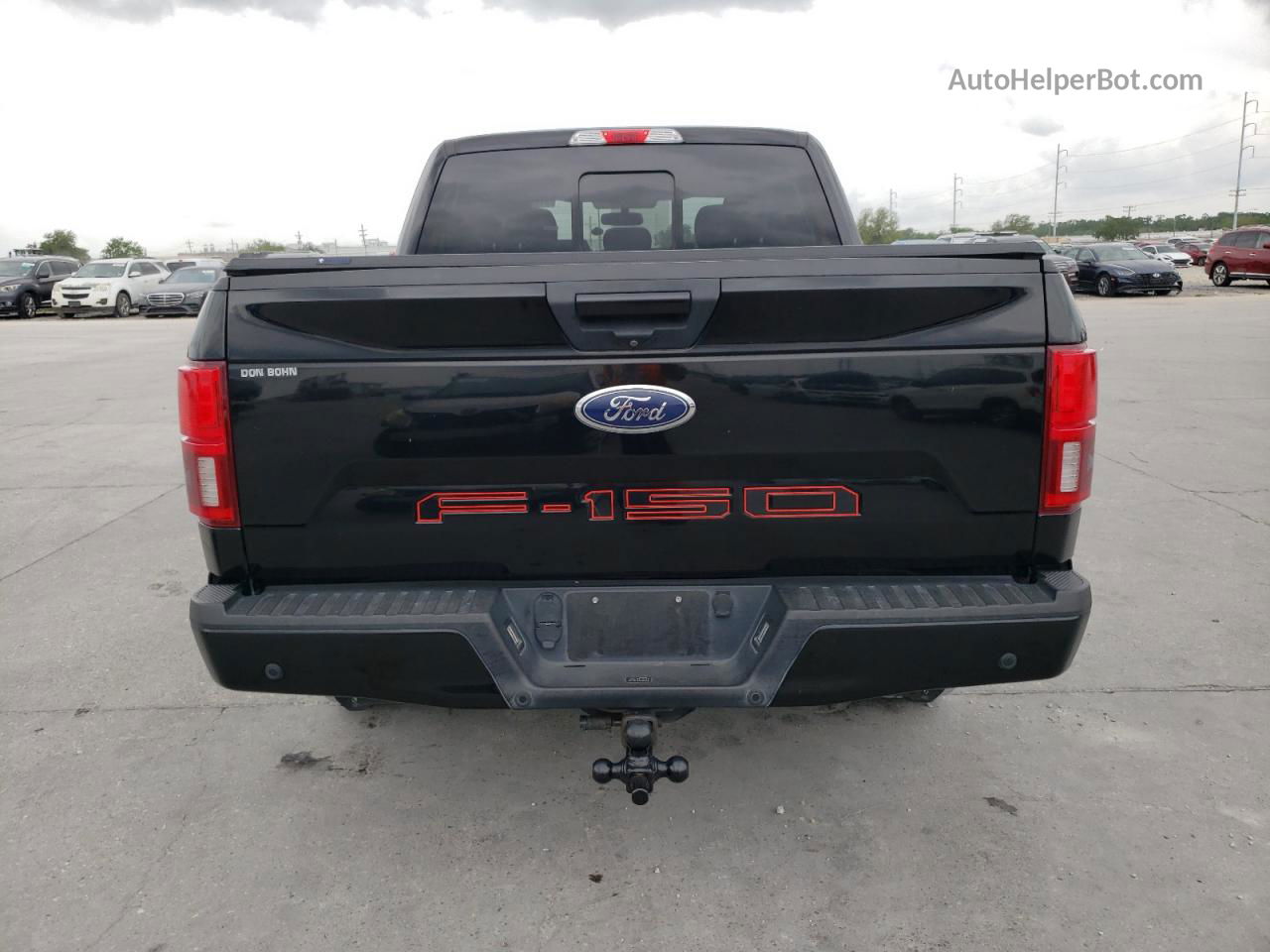 2018 Ford F150 Supercrew Черный vin: 1FTEW1C54JFA41652