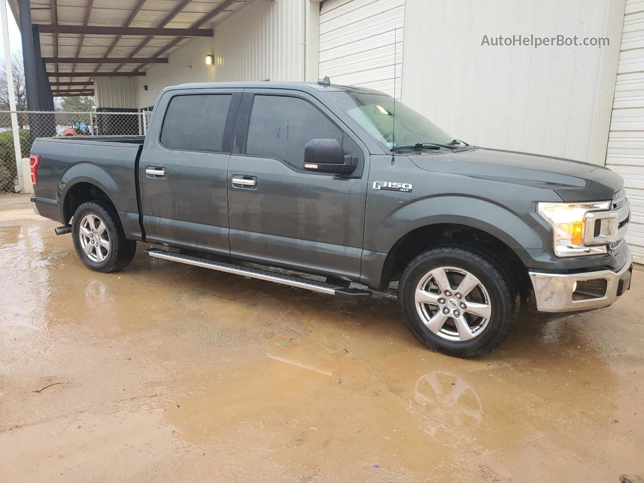 2018 Ford F150 Supercrew Gray vin: 1FTEW1C54JKC76351