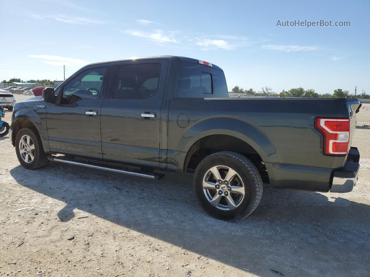 2018 Ford F150 Supercrew Серый vin: 1FTEW1C54JKC76351