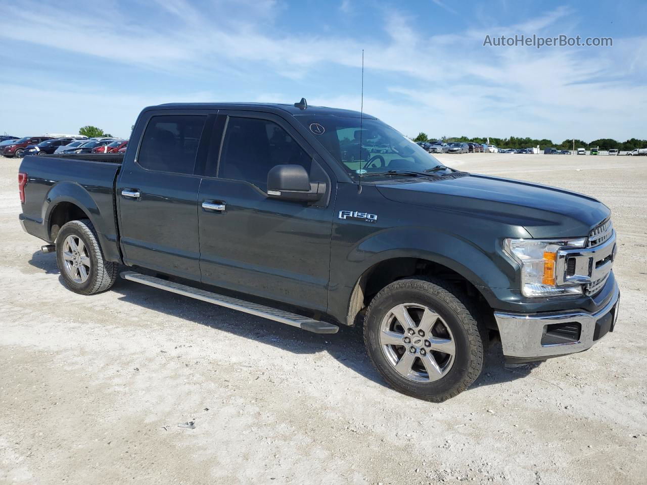 2018 Ford F150 Supercrew Серый vin: 1FTEW1C54JKC76351