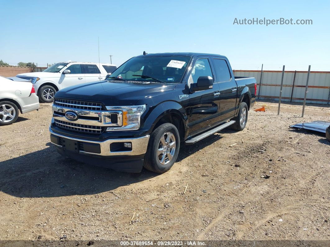 2018 Ford F-150 Xlt Black vin: 1FTEW1C54JKF70915