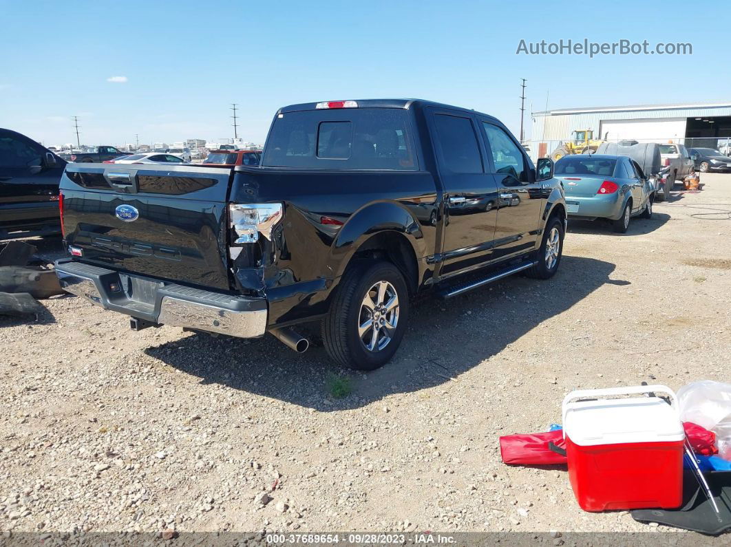 2018 Ford F-150 Xlt Black vin: 1FTEW1C54JKF70915