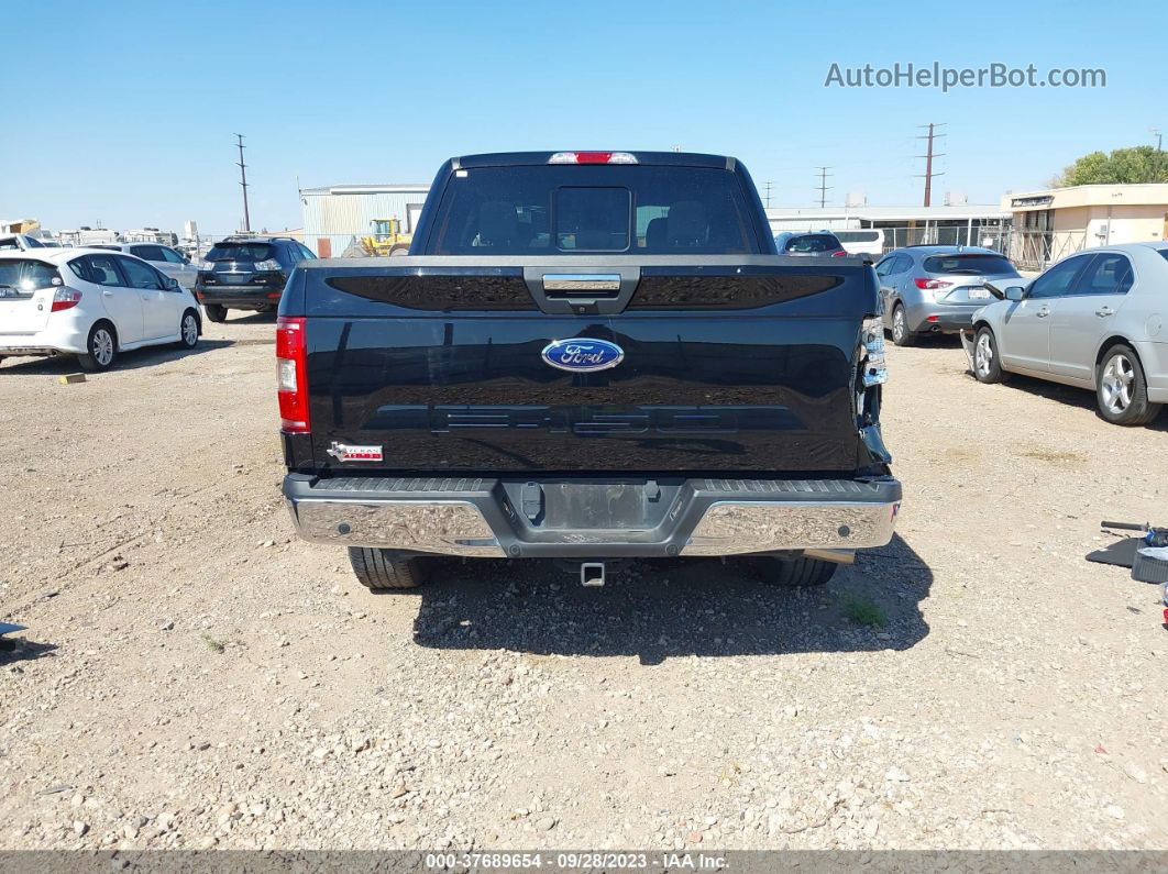 2018 Ford F-150 Xlt Black vin: 1FTEW1C54JKF70915