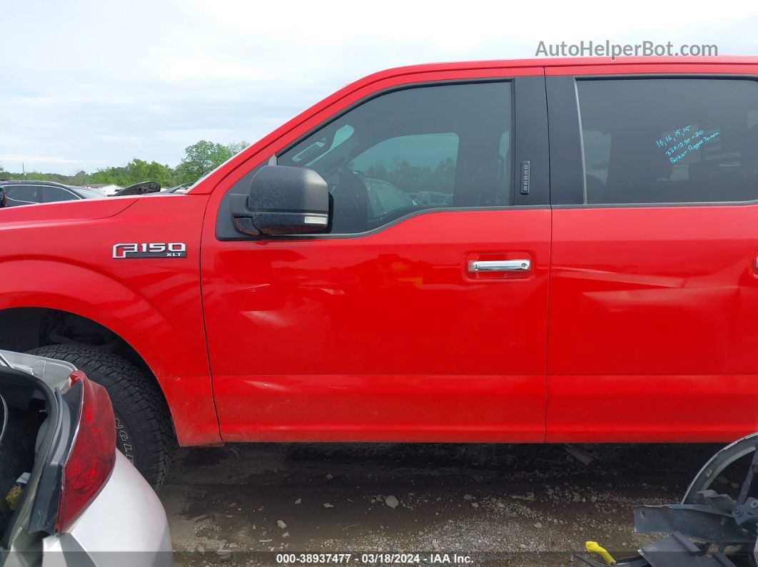 2019 Ford F-150 Xlt Red vin: 1FTEW1C54KFB01141