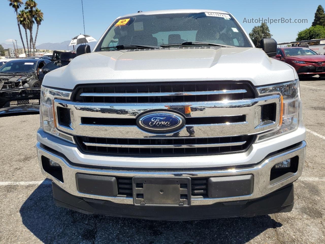 2018 Ford F150 Supercrew Silver vin: 1FTEW1C55JKC87987