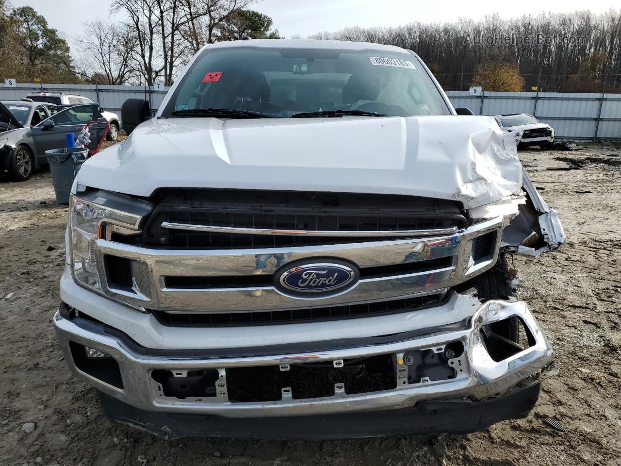 2018 Ford F150 Supercrew White vin: 1FTEW1C56JKD83076