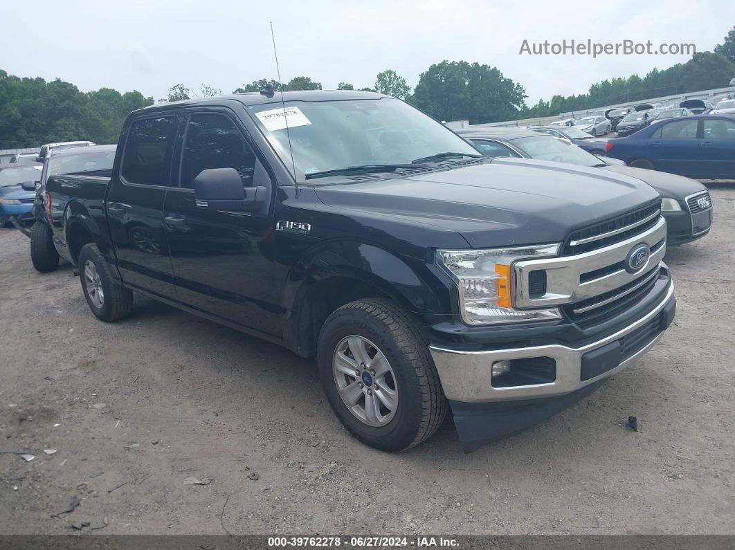 2019 Ford F-150 Xlt Black vin: 1FTEW1C56KKD29584