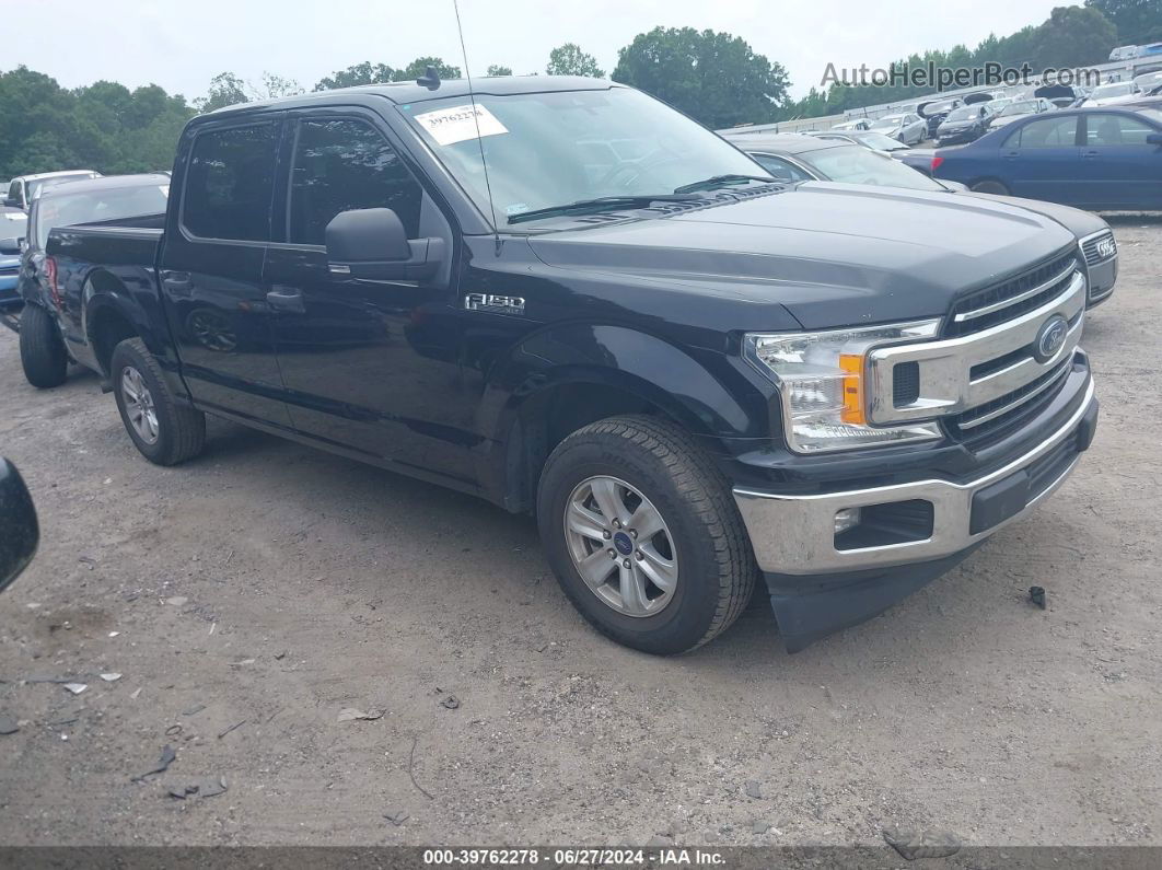 2019 Ford F-150 Xlt Black vin: 1FTEW1C56KKD29584