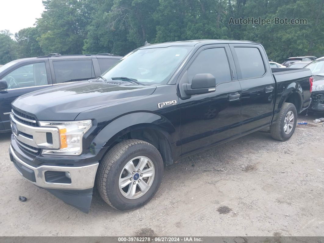 2019 Ford F-150 Xlt Black vin: 1FTEW1C56KKD29584