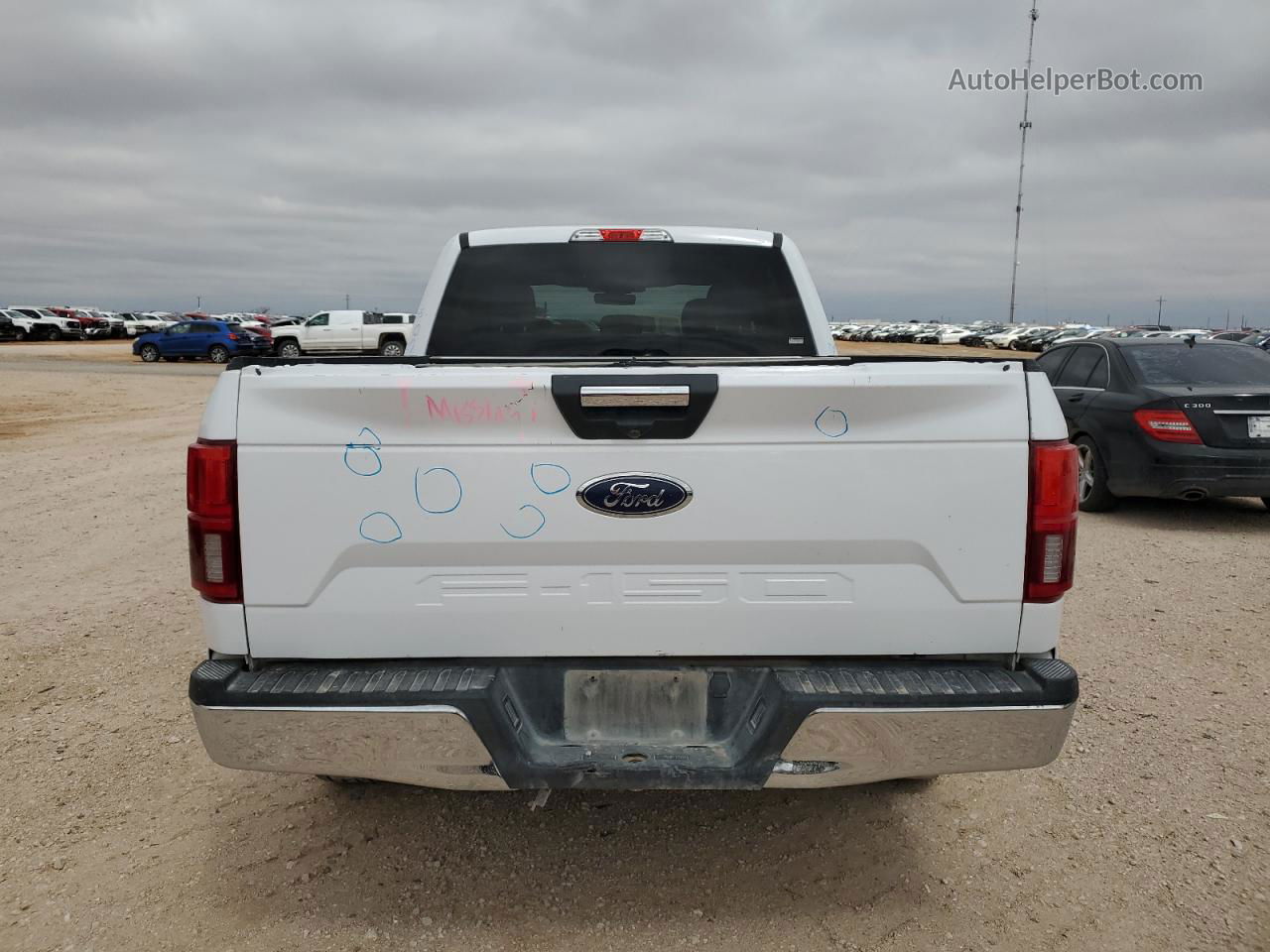 2019 Ford F150 Supercrew White vin: 1FTEW1C56KKD49558