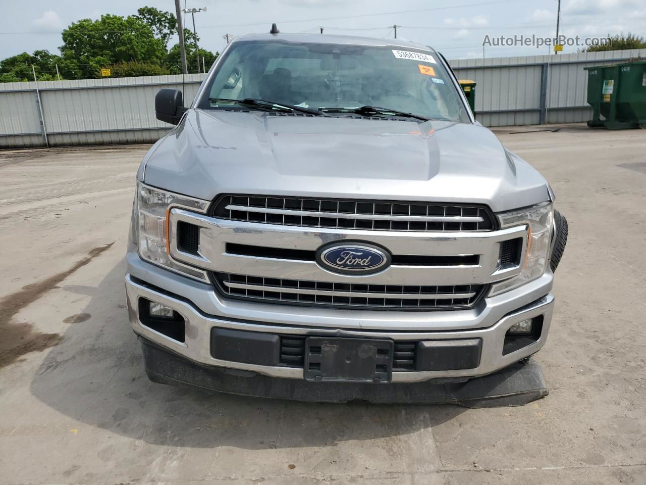 2020 Ford F150 Supercrew Silver vin: 1FTEW1C56LFA23687