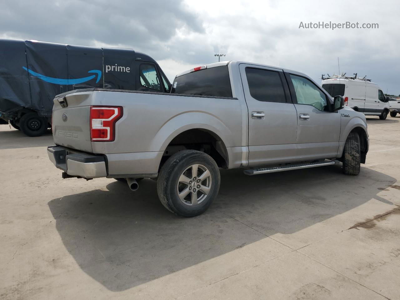 2020 Ford F150 Supercrew Silver vin: 1FTEW1C56LFA23687