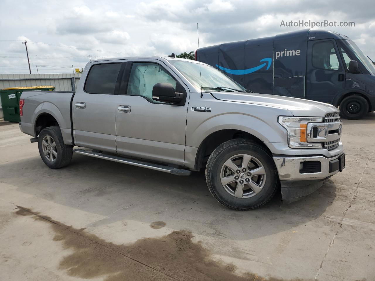 2020 Ford F150 Supercrew Silver vin: 1FTEW1C56LFA23687