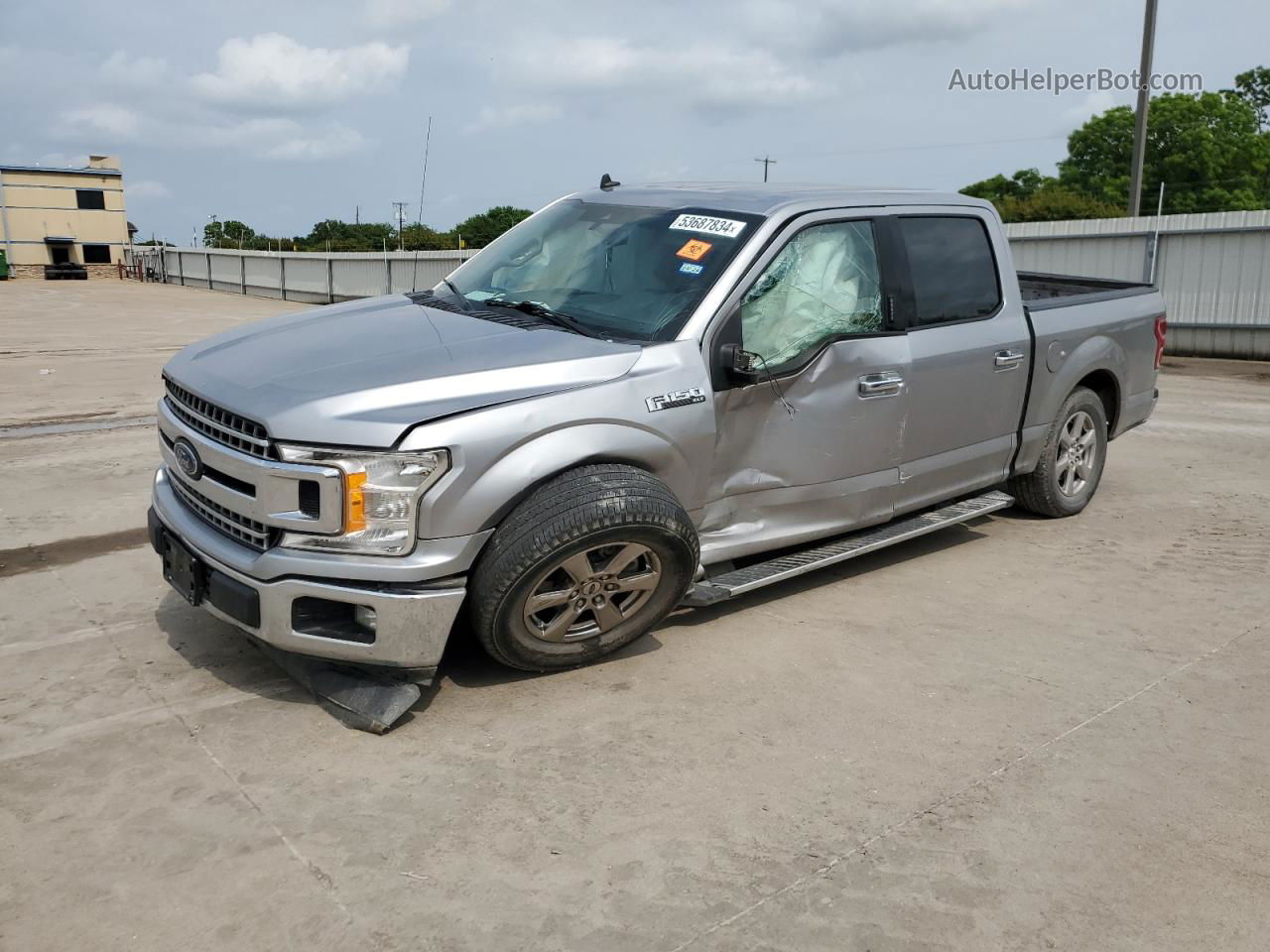 2020 Ford F150 Supercrew Серебряный vin: 1FTEW1C56LFA23687