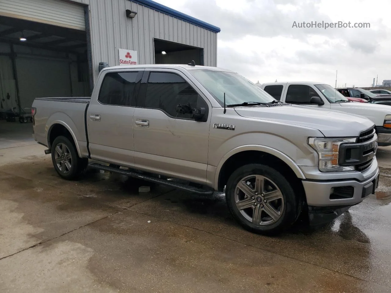 2020 Ford F150 Supercrew Silver vin: 1FTEW1C56LKD74901