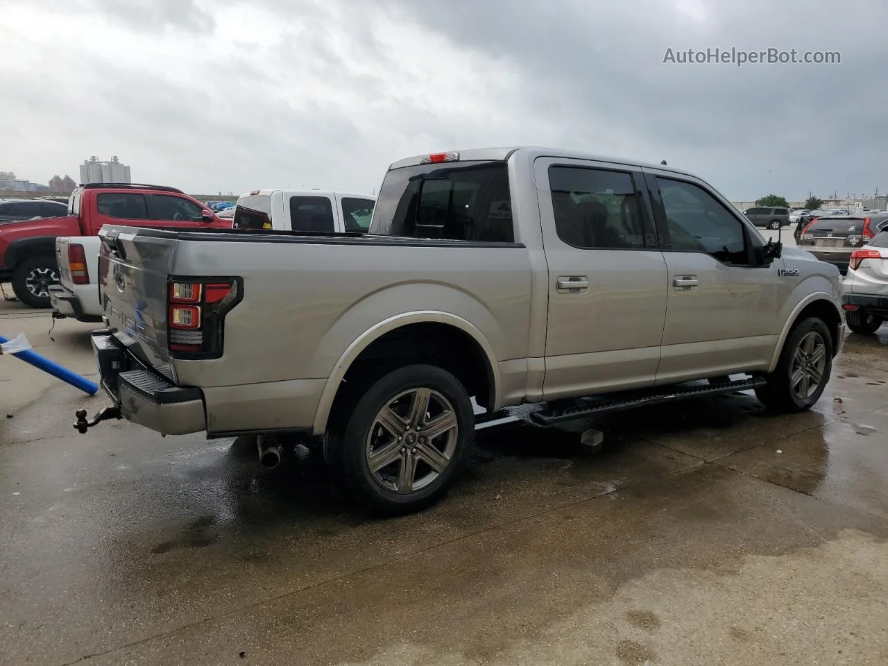 2020 Ford F150 Supercrew Silver vin: 1FTEW1C56LKD74901