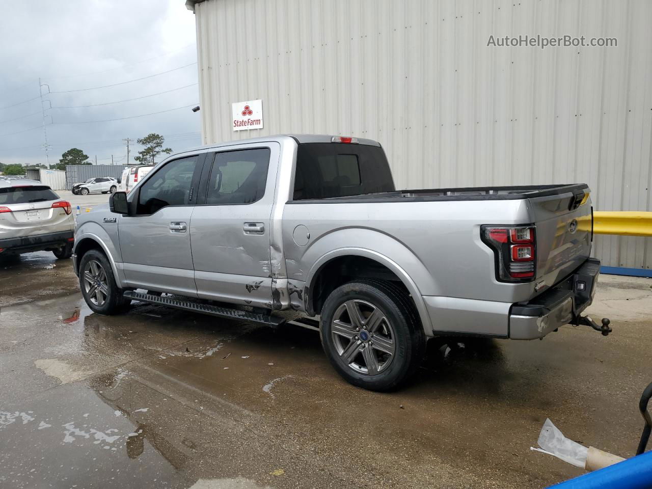 2020 Ford F150 Supercrew Silver vin: 1FTEW1C56LKD74901