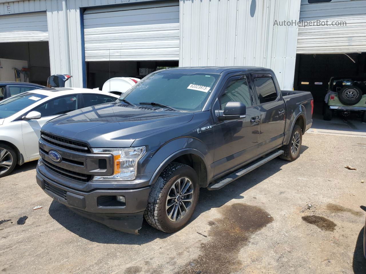 2018 Ford F150 Supercrew Угольный vin: 1FTEW1C57JFB49019