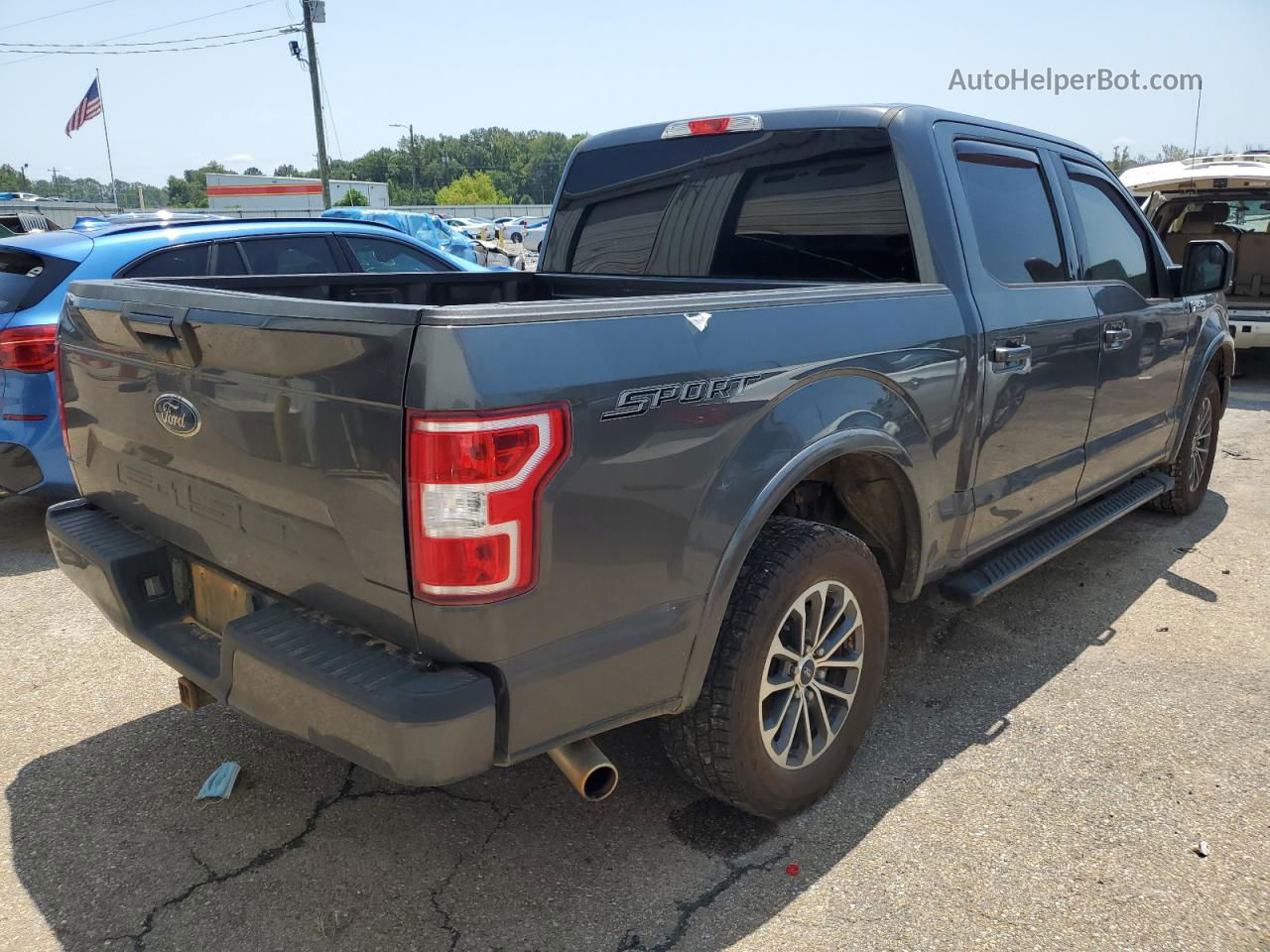 2018 Ford F150 Supercrew Charcoal vin: 1FTEW1C57JFB49019