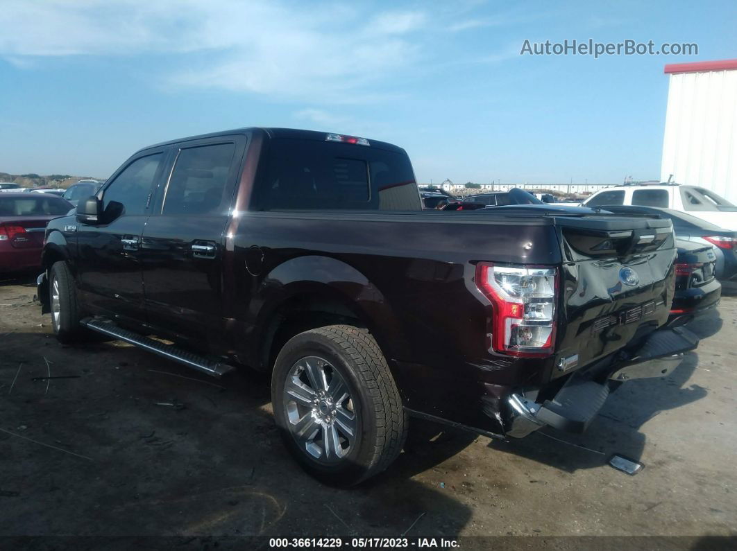 2018 Ford F-150 Xl/xlt/lariat Maroon vin: 1FTEW1C57JKF44048