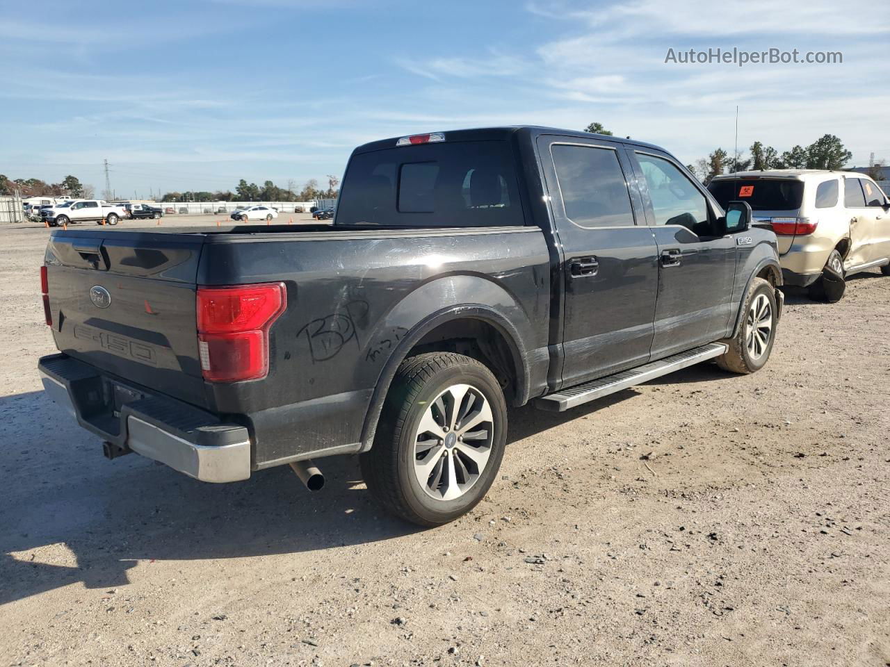 2020 Ford F150 Supercrew Черный vin: 1FTEW1C57LKD27604