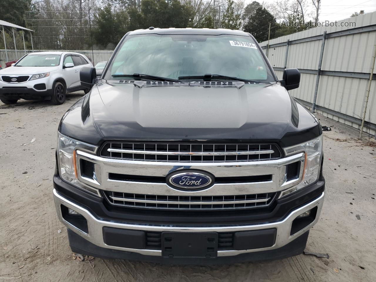 2018 Ford F150 Supercrew Black vin: 1FTEW1C58JFB94339