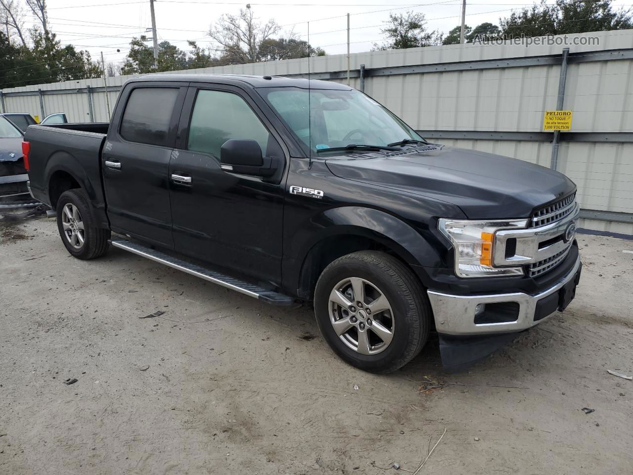 2018 Ford F150 Supercrew Black vin: 1FTEW1C58JFB94339