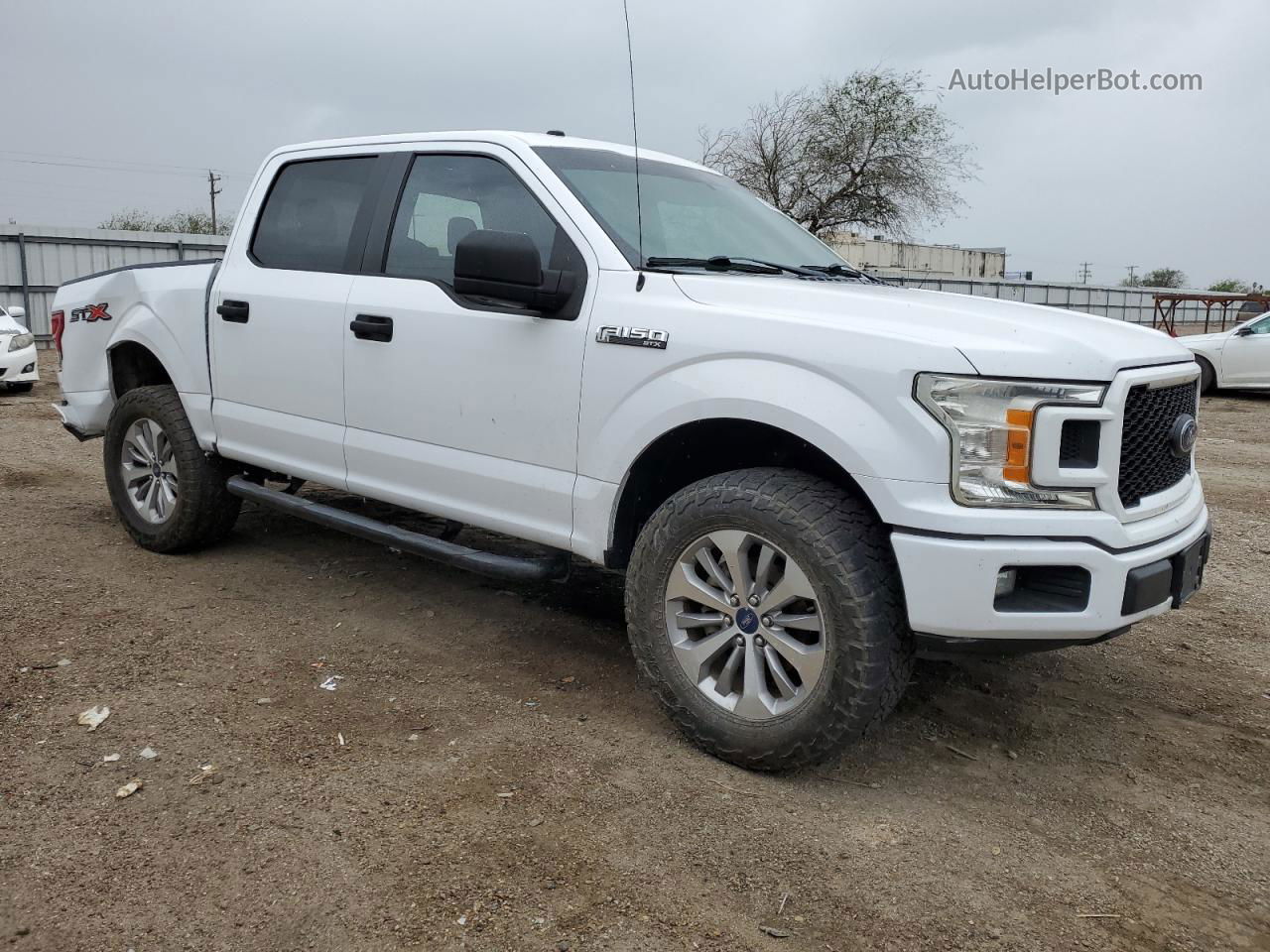 2018 Ford F150 Supercrew Белый vin: 1FTEW1C58JKE29474