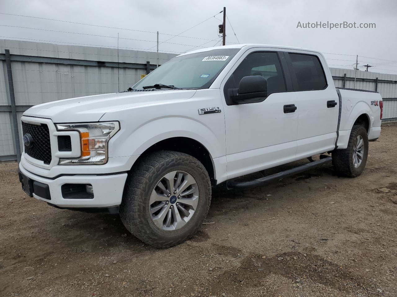 2018 Ford F150 Supercrew Белый vin: 1FTEW1C58JKE29474