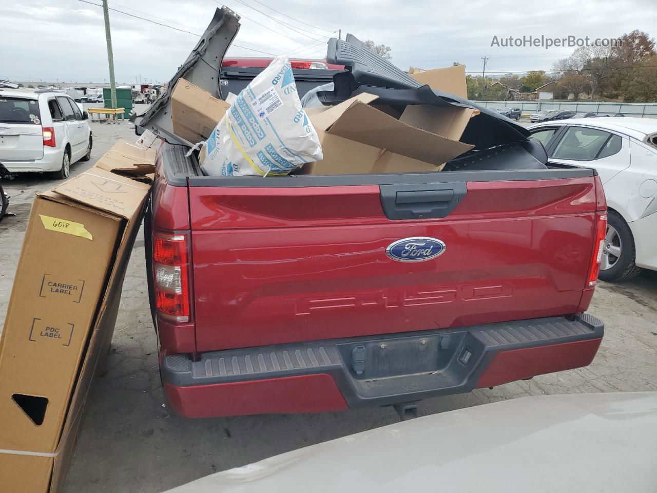 2019 Ford F150 Supercrew Red vin: 1FTEW1C58KFA07053