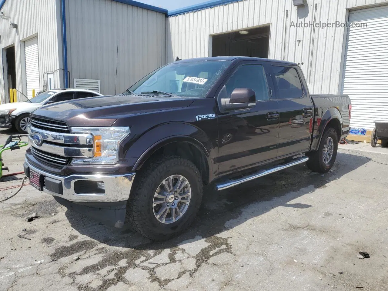 2019 Ford F150 Supercrew Burgundy vin: 1FTEW1C58KFB33672