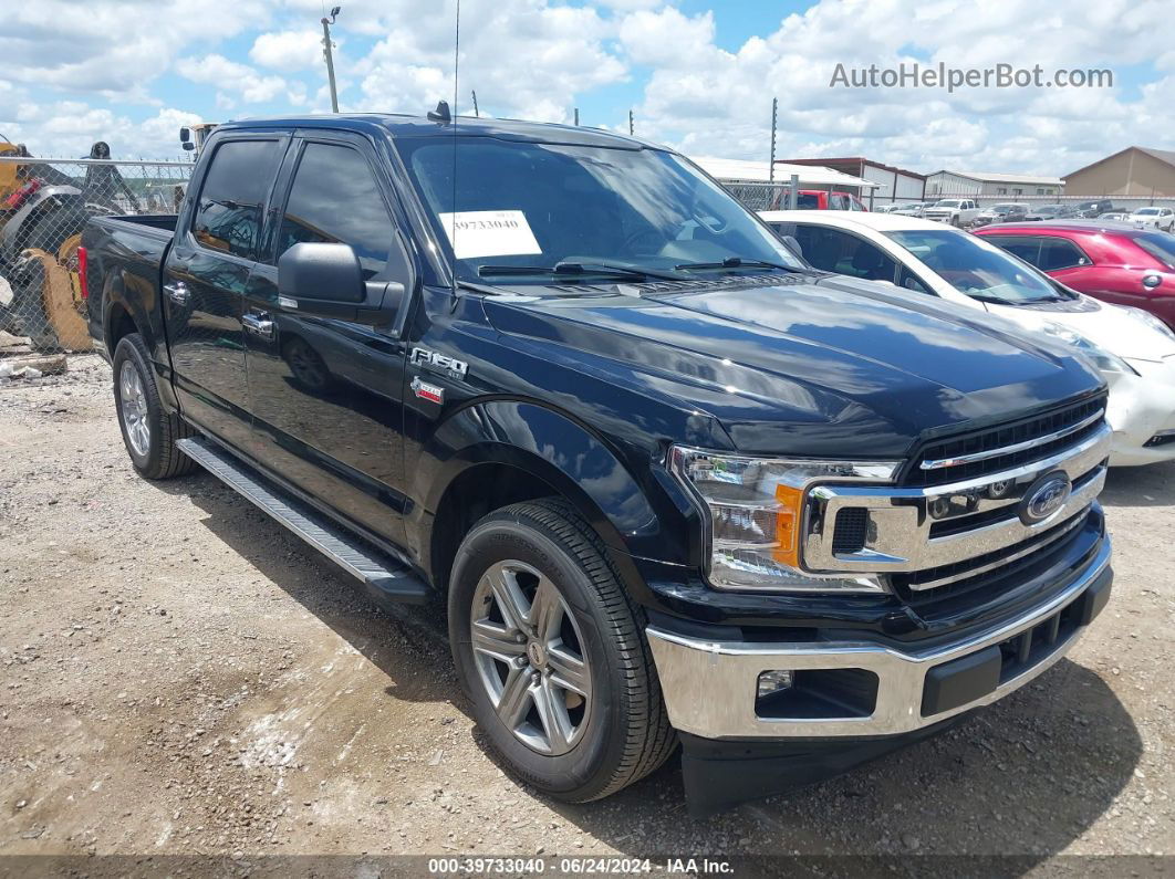 2019 Ford F-150 Xlt Black vin: 1FTEW1C58KKE90891