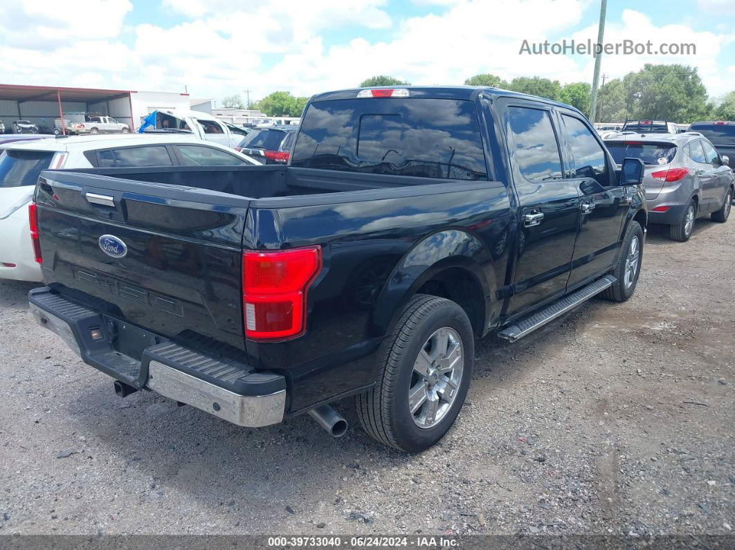 2019 Ford F-150 Xlt Black vin: 1FTEW1C58KKE90891