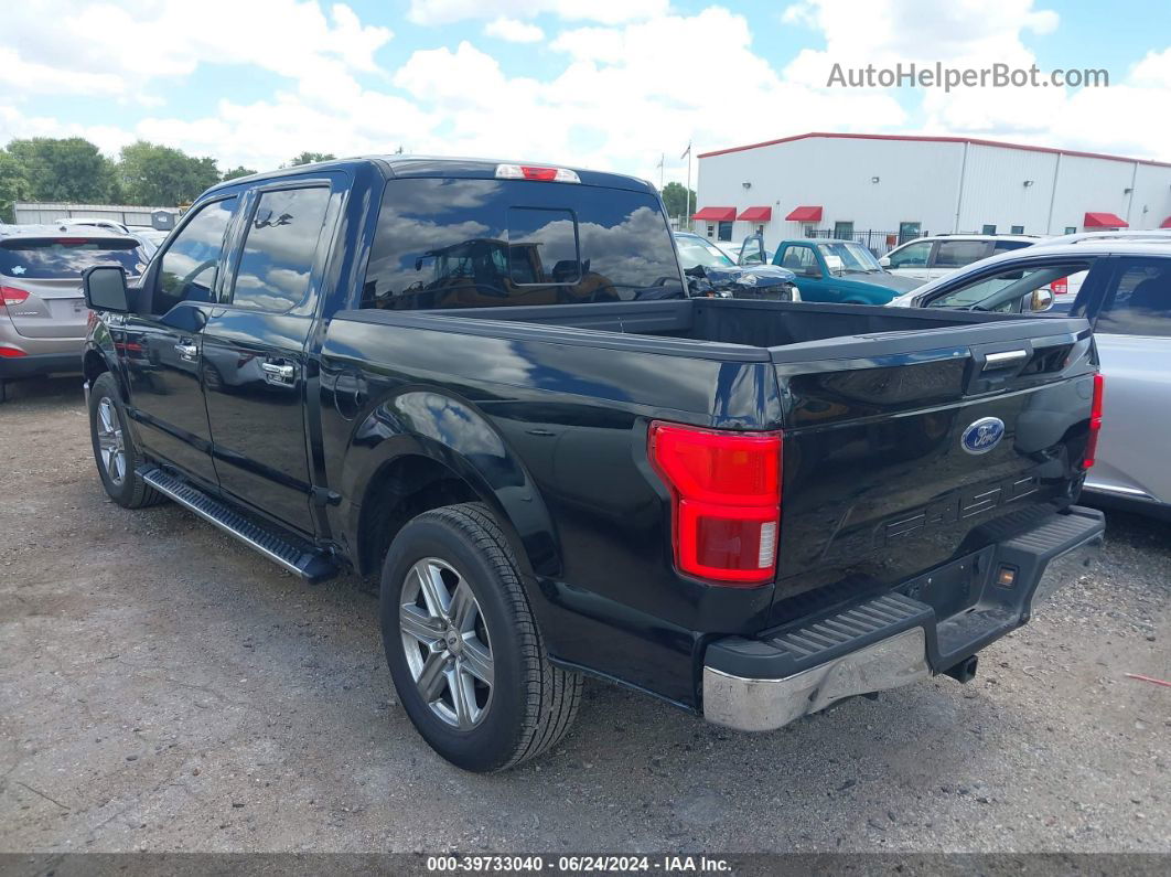 2019 Ford F-150 Xlt Black vin: 1FTEW1C58KKE90891