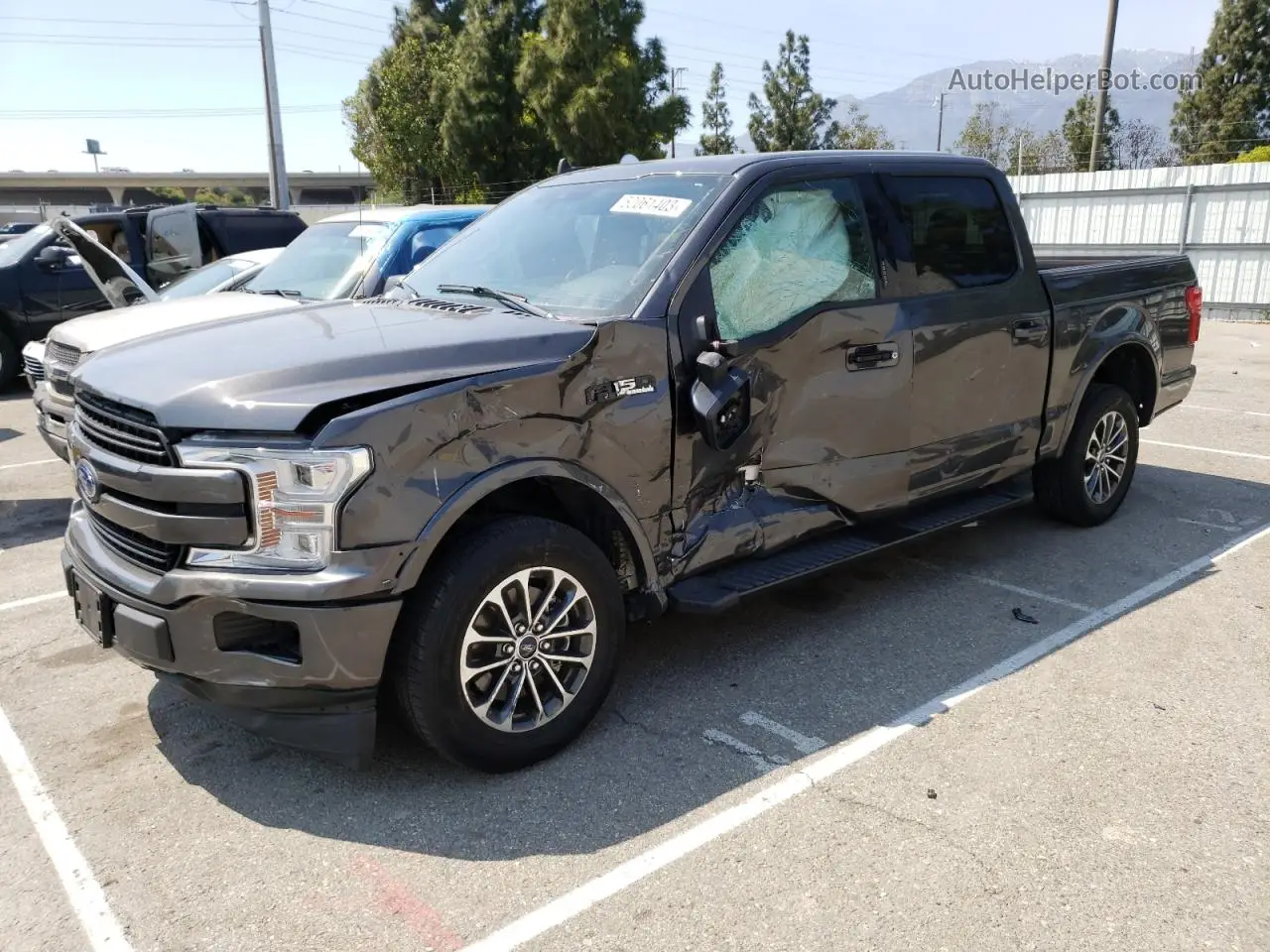 2020 Ford F150 Supercrew Charcoal vin: 1FTEW1C58LKE06697