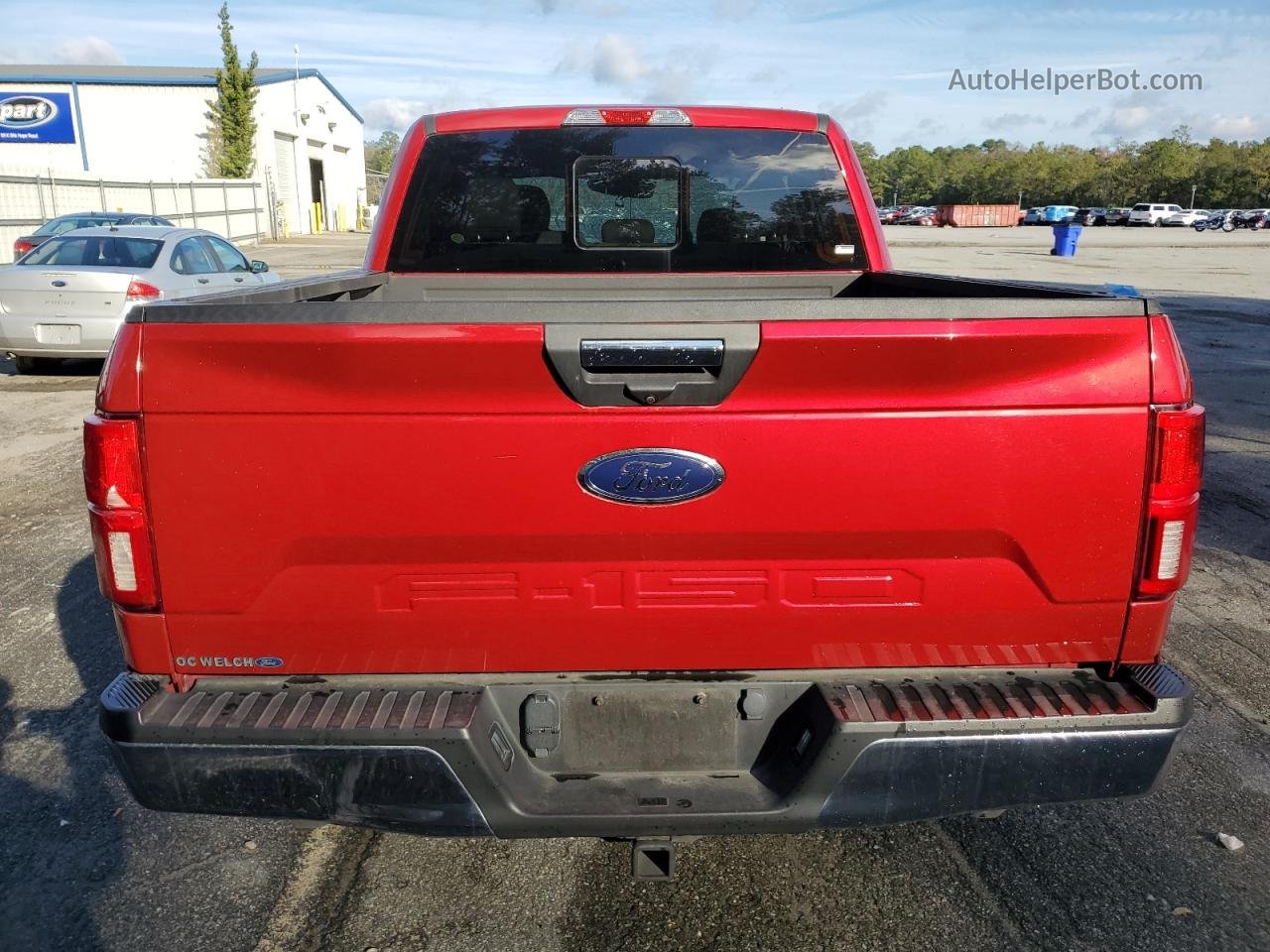 2020 Ford F150 Supercrew Red vin: 1FTEW1C5XLFC16263