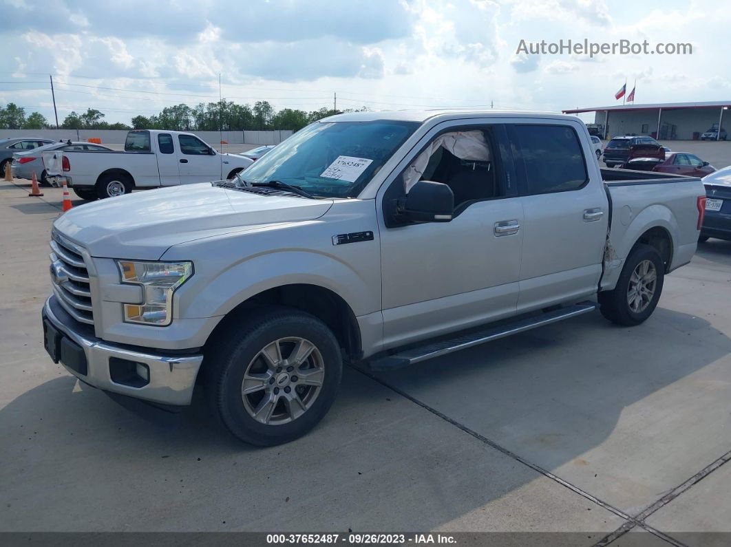 2017 Ford F-150 Xl/xlt Silver vin: 1FTEW1C80HFA35674